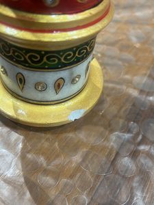 Embellished Marble Stand - Hollow
