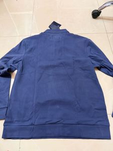 Prada Velour Quarter Velvet Zip Sweatshirt
