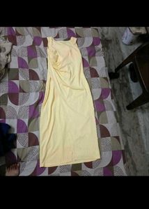 combo of 2 dresses blue and yellow