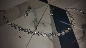 Star Choker Necklace &amp; Earring Set
