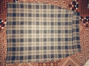 Trendy Brown Check Mini Skirt
