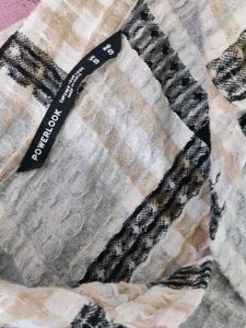 men's branded checkers shirt