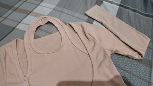 Ribbed Long Sleeve Crop Top