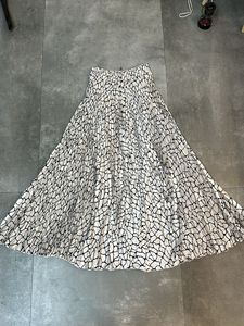 Flowy Pleated Midi Skirt