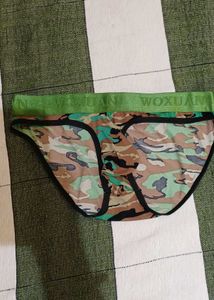 Green Army print Woxuan Mens Innerwear