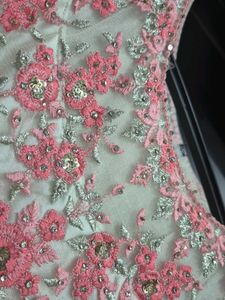 Elegant Pink Embellished Anarkali