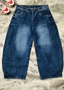 Baggy Blue Wash Unisex Jeans