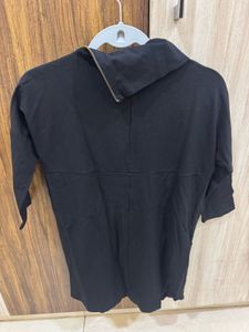 Black Tunic with Zip Pockets