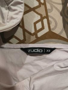 Light Purple Tie-Back Cropped Top
