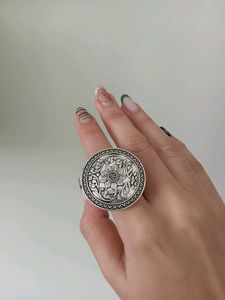 Silver Vintage Statement Ring 🩶 | Boho / Western