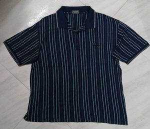 Crocodile Striped Polo Shirt
