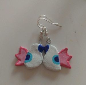 Handcrafted Cute Bird Earrings