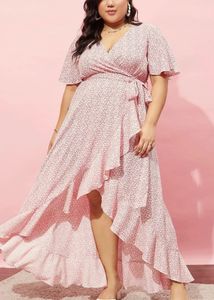 Chic Floral Wrap Maxi Dress