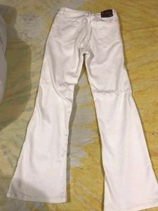 White Flare Jeans