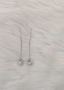 925 Sterling Silver Sui Dhaga Earrings With Hallma