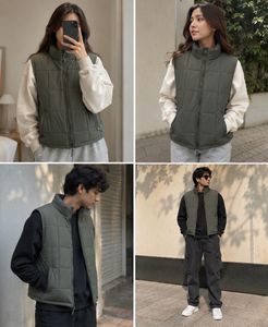 Quilted Puffer Unisex Vest Jacket