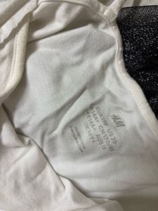 40 H&amp;M LACE TRIMMED SLIP TOP