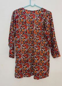 Boho Paisley Print Kurta