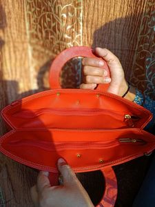 Chic Orange Handbags