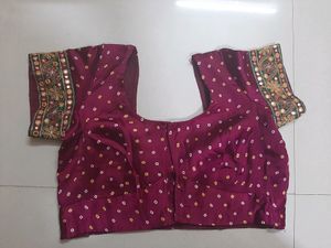 Silk Bandhani Saree