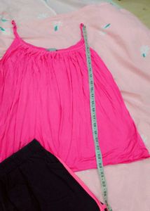 Cute Pink Halter Neck Top