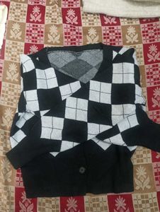 Light Blue &amp; White Patterned Cardigan bundle