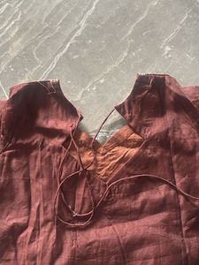 gotta Patti handwork tissue silk  kurti