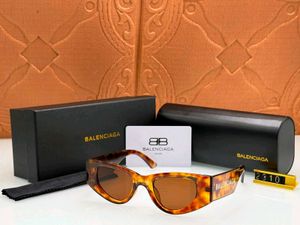 Balenciaga White Cat-Eye Sunglasses