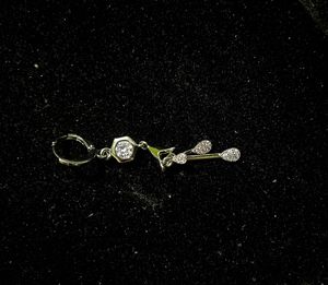 anti-tarnish  Sparkling Dangle Earrings