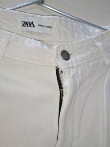 Zara White Jeans