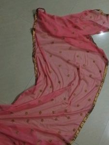Pink Anarkali With Wonderful Duppatta..