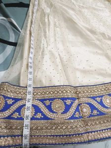 Elegant Cream Lehenga Choli Set