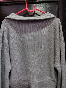 Ralph lauren Striped Quarter-Zip cropped Sweater