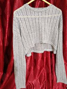 Cozy Grey Knit sweattee