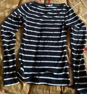 Striped Long Sleeve Top