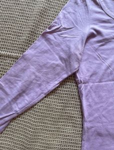 Lilac Long Sleeve Top