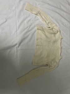 Chic White Knit Spegatti &amp; Shrug Combo