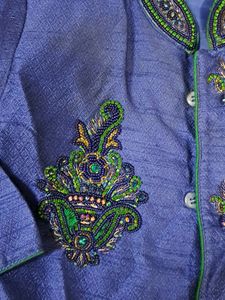Blue Shwerwani No Bottom