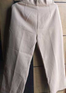 Chic Beige Wide-Leg Pants