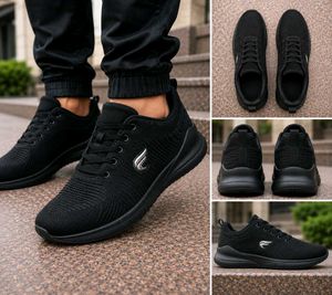 Champs Black Running Sneakers | Lightweight