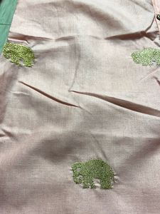baby pink kurti