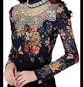 Elegant Floral Lace Top