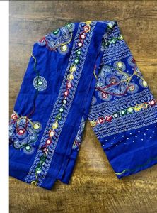 New With Tag Black Cotton Jari Wark Dupatta 💕