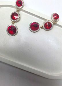 Stunning Red Jewelery Set