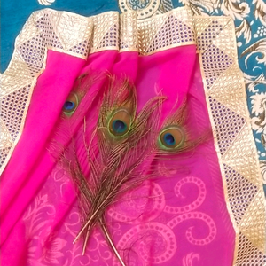 Beautiful magenta colour saree,never wear,