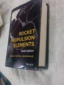 Rocket Propulsion Elements, Ninth Edition hard cov