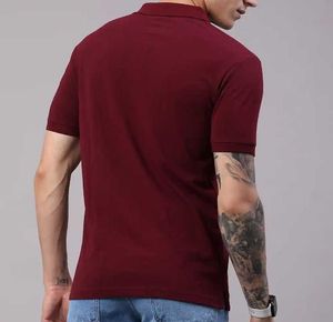 New Men's Maroon Polo T-Shirt