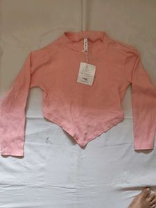 Cute Pink Long Sleeve Top