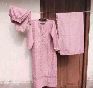 Elegant Pink Kurta Set with Dupatta