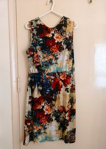 Cowl Neck Midi Dress.